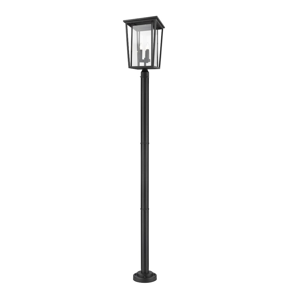 Z-Lite 3 Light Outdoor Post Mounted Fixture. Picture 1