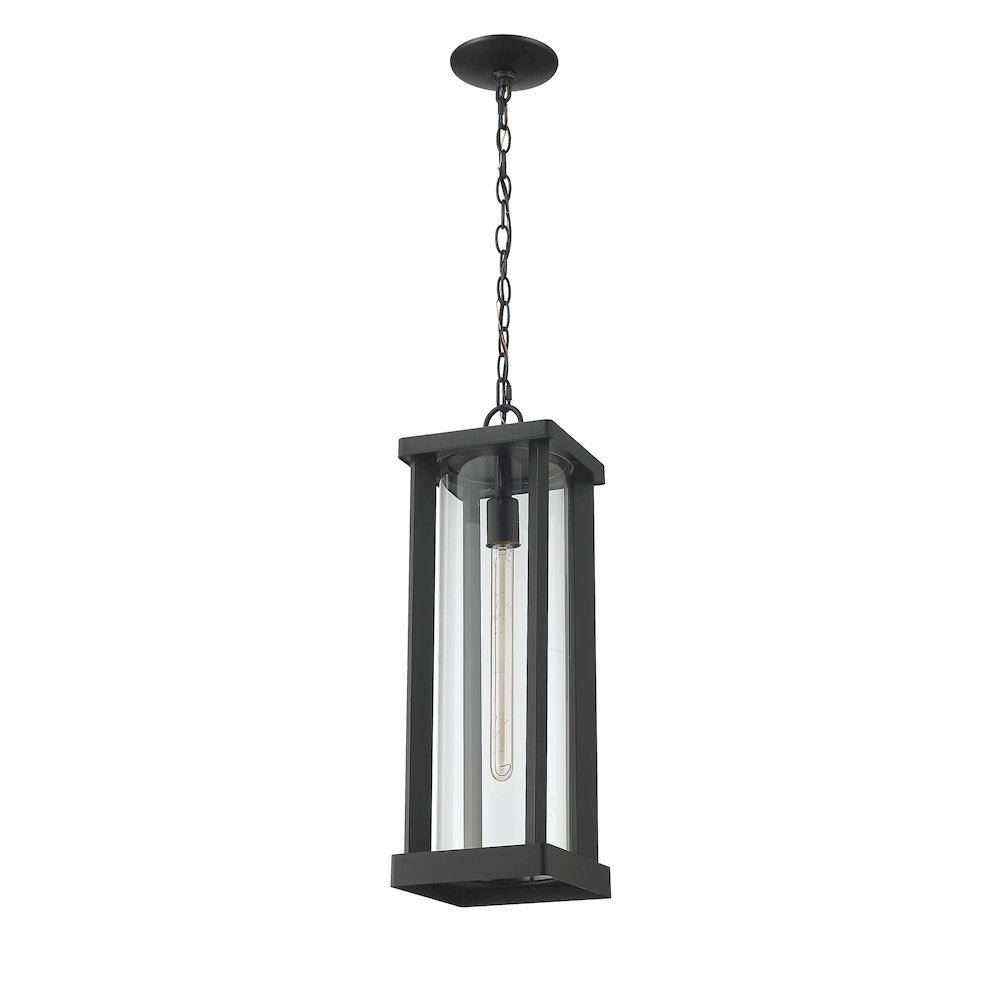 Z-Lite 1 Light Outdoor Chain Mount Ceiling Fixture. Picture 5