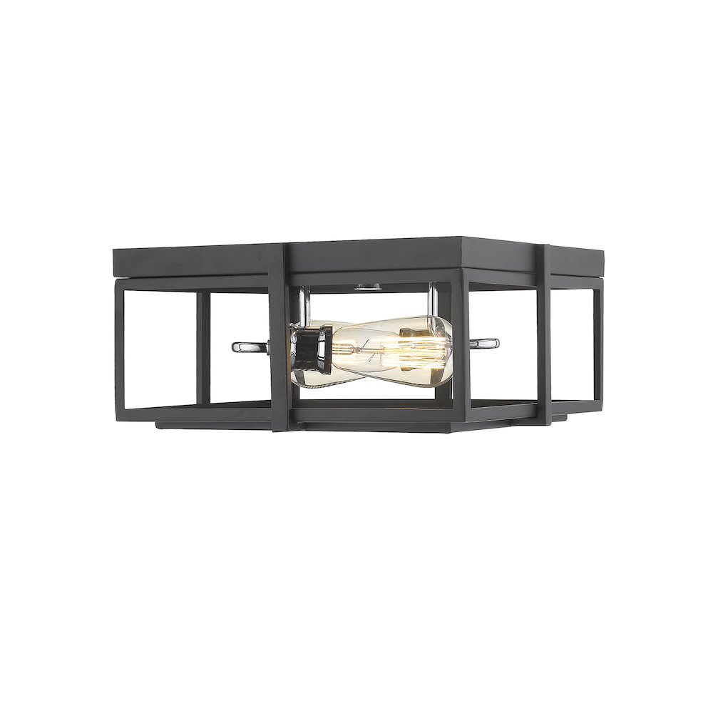 Z-Lite 2 Light Flush Mount. Picture 2