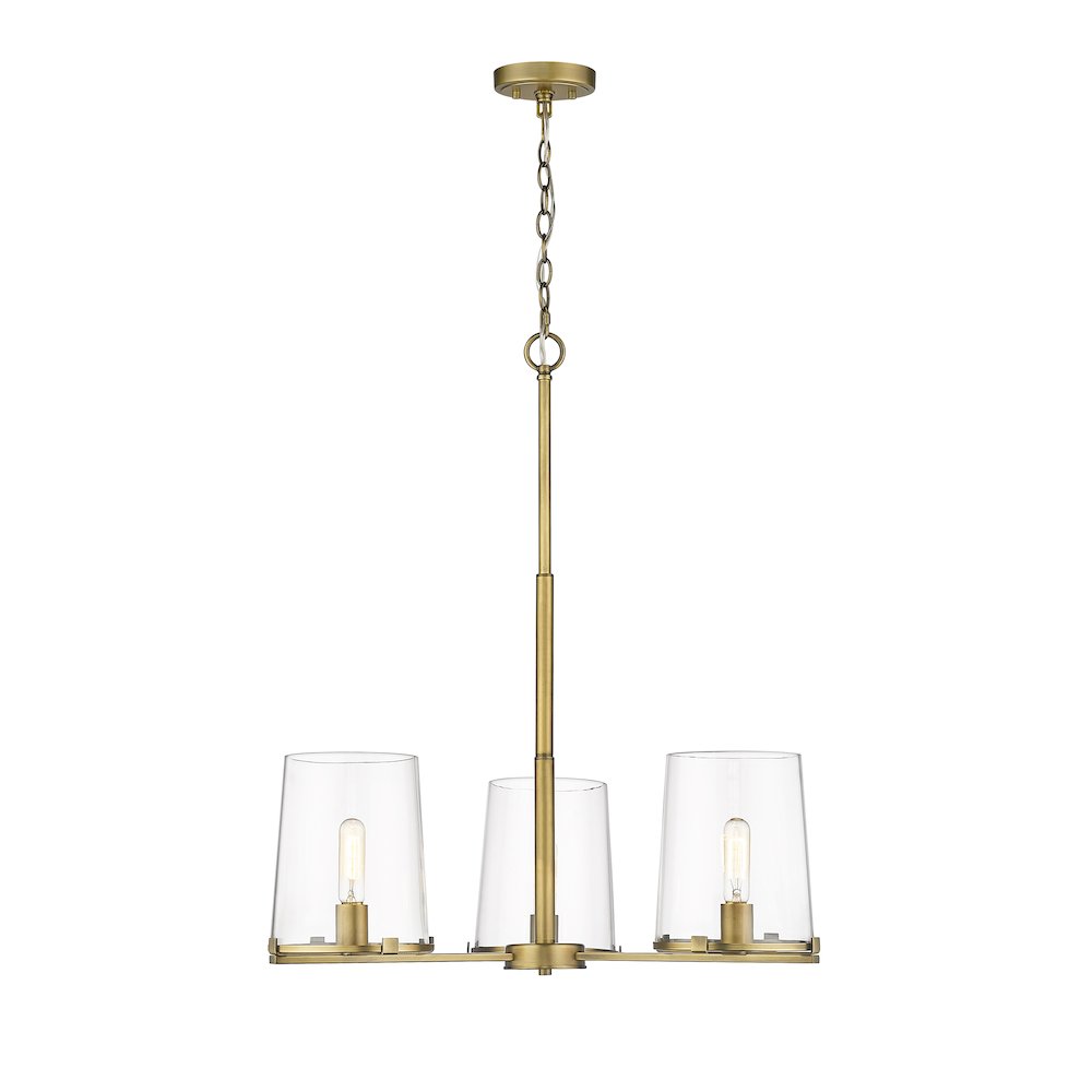 Z-Lite 3 Light Chandelier. Picture 2