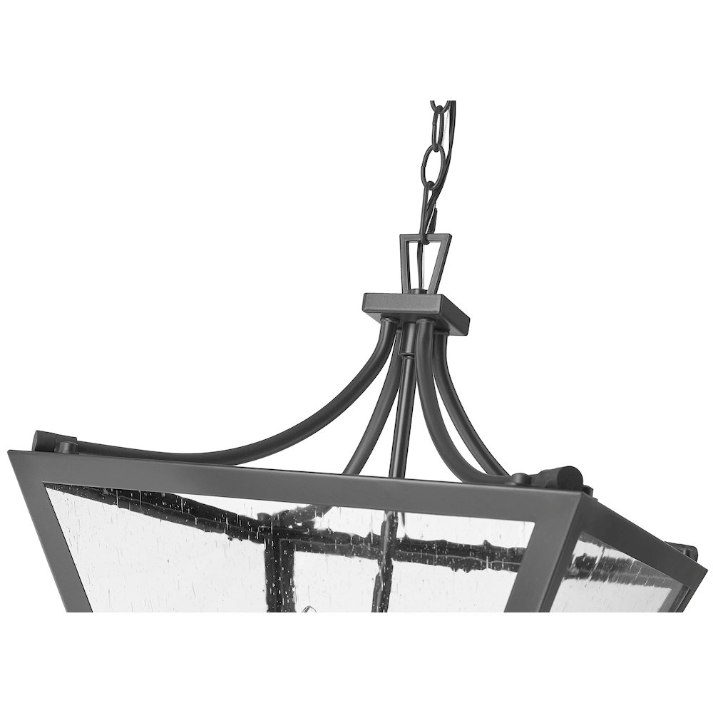 Z-Lite 3 Light Chandelier, Iron Ore. Picture 4