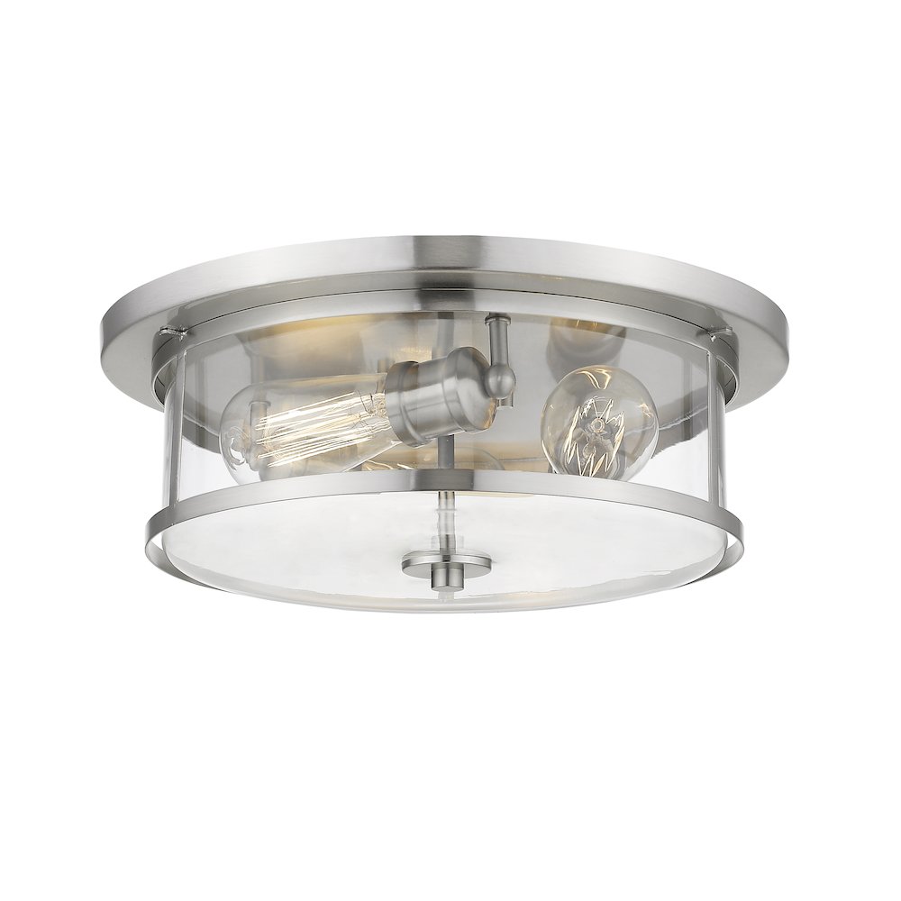 Z-Lite 3 Light Flush Mount. Picture 2