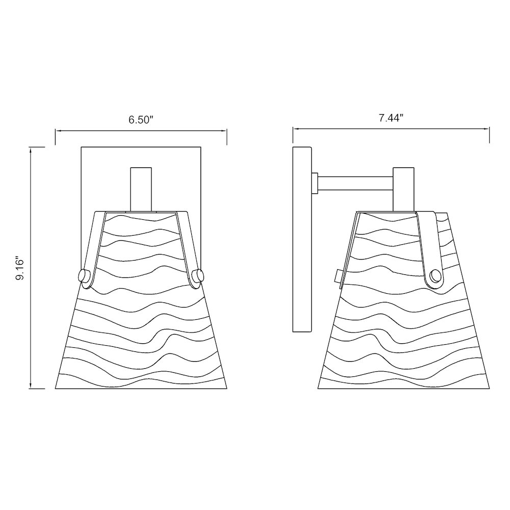 Z-Lite 1 Light Wall Sconce. Picture 8