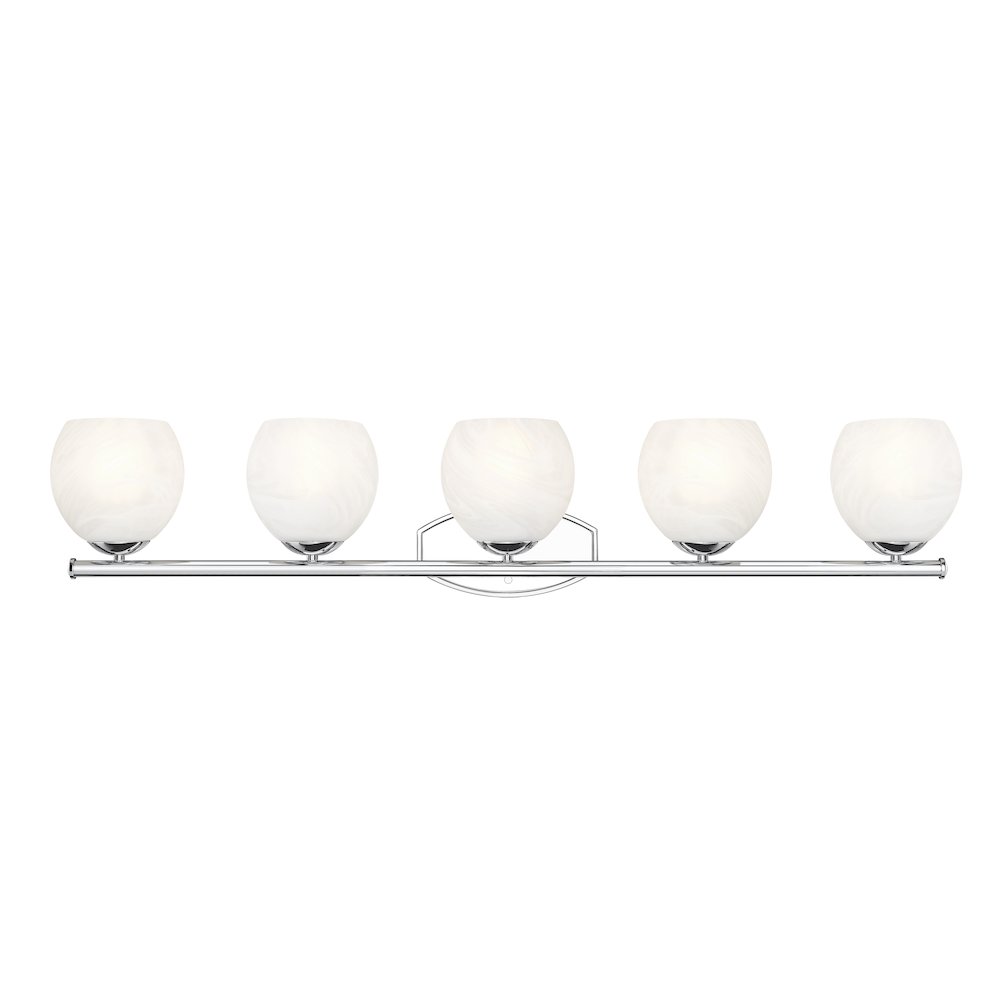Z-Lite 5 Light Vanity, Chrome. Picture 2