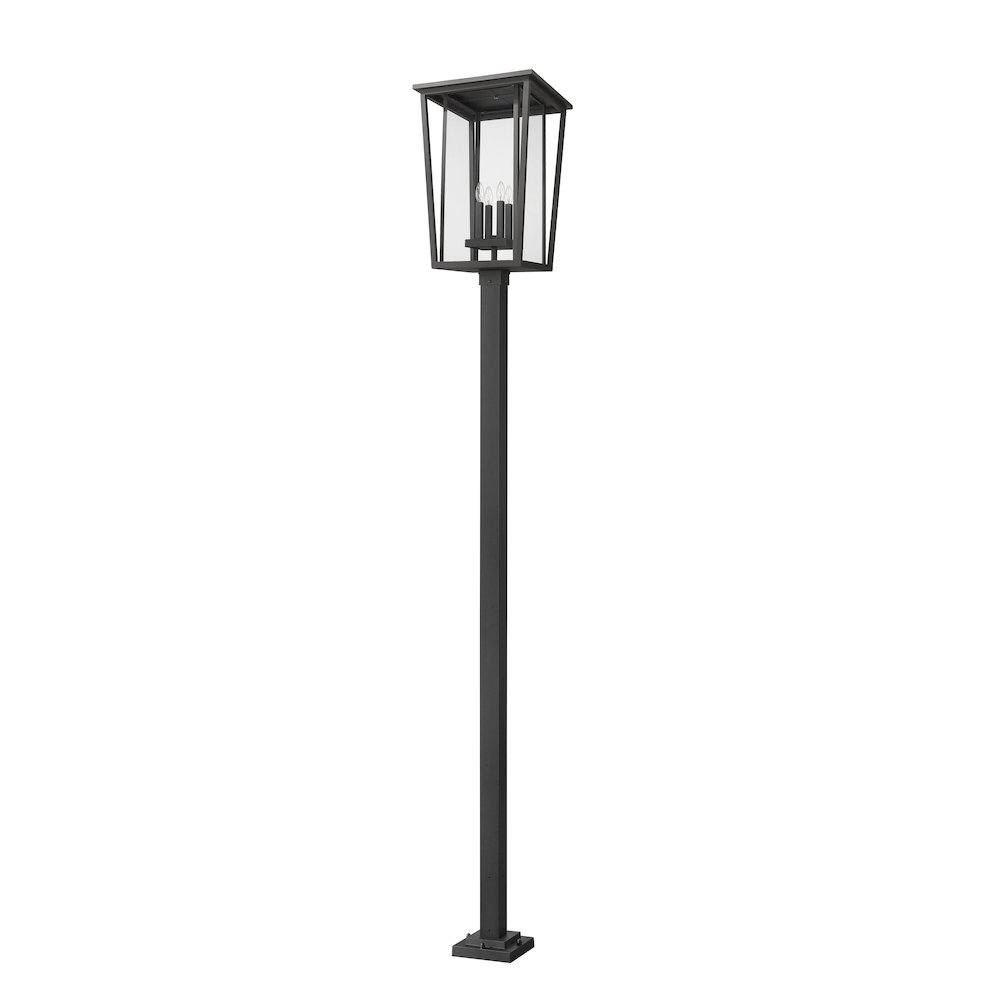 Z-Lite 4 Light Outdoor Post Mounted Fixture. Picture 5