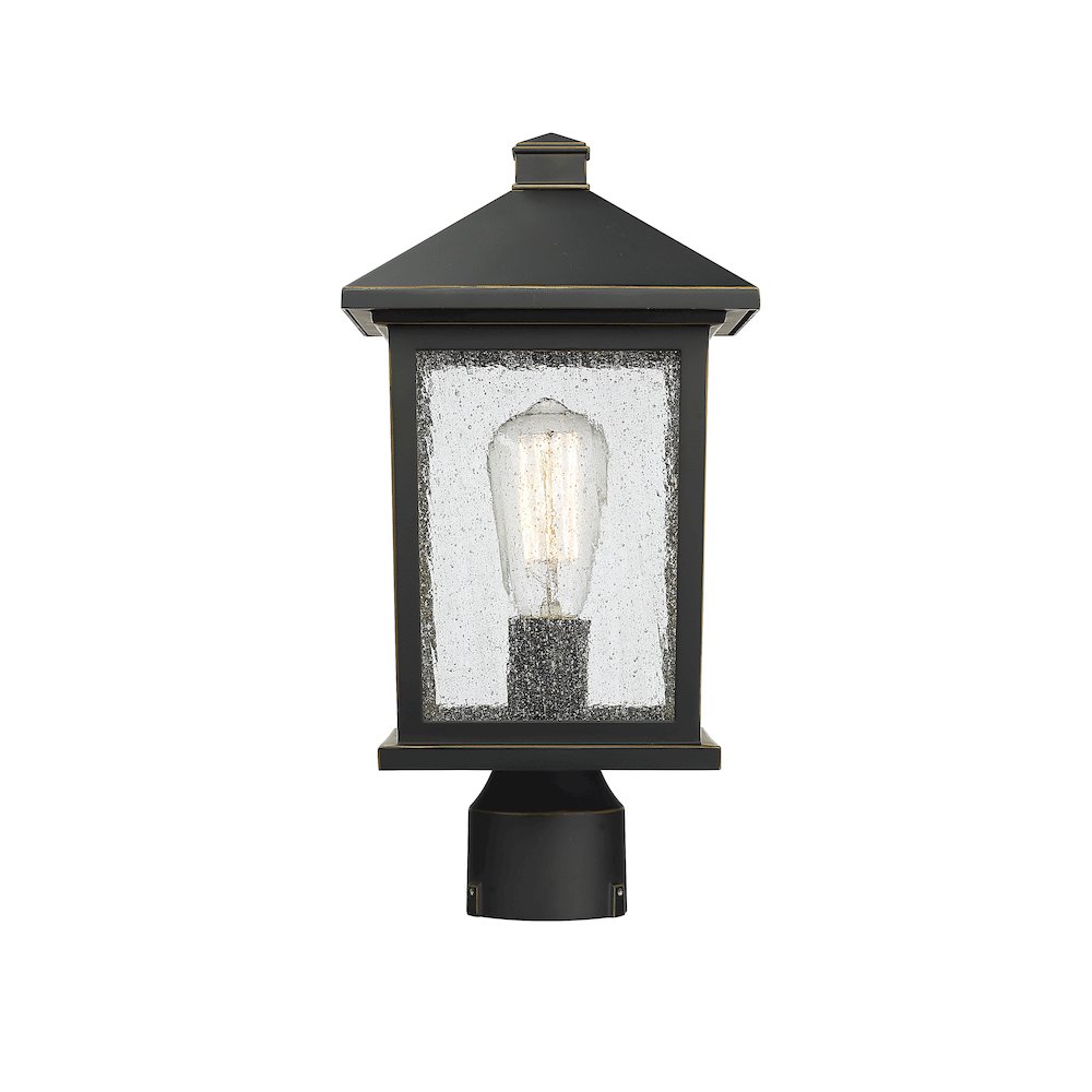 Z-Lite 1 Light Outdoor Post Mount Fixture. Picture 2