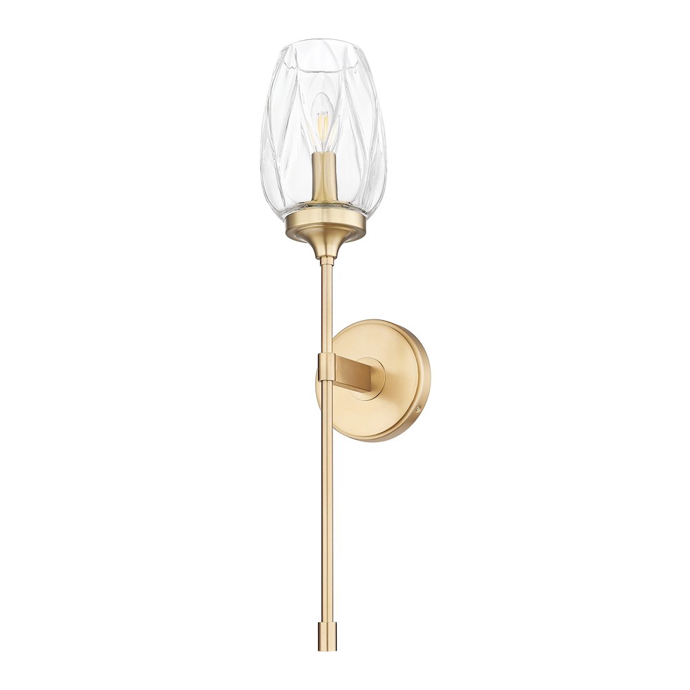 Z-Lite 1 Light Wall Sconce, Modern Gold. Picture 7