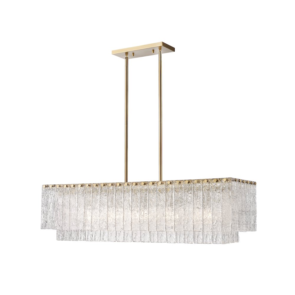 Z-Lite 5 Light Linear Chandelier. Picture 1