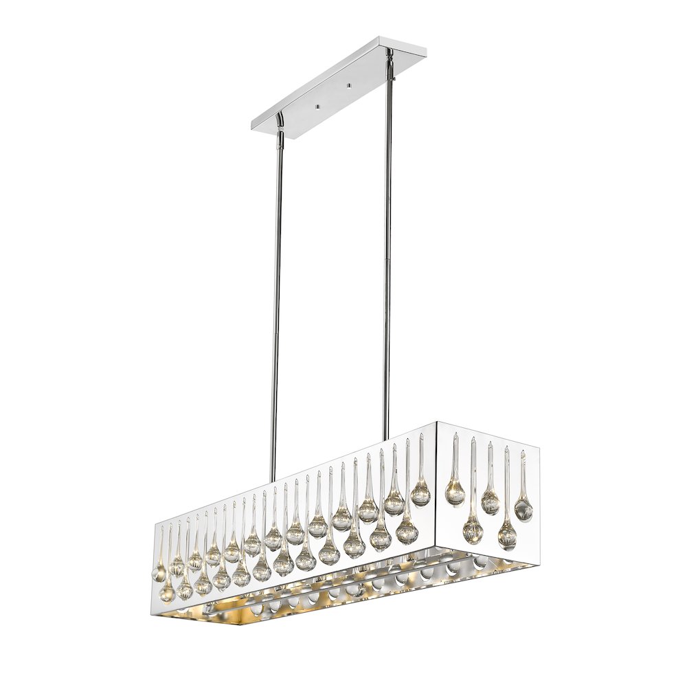 Z-Lite 7 Light Linear Chandelier. Picture 4