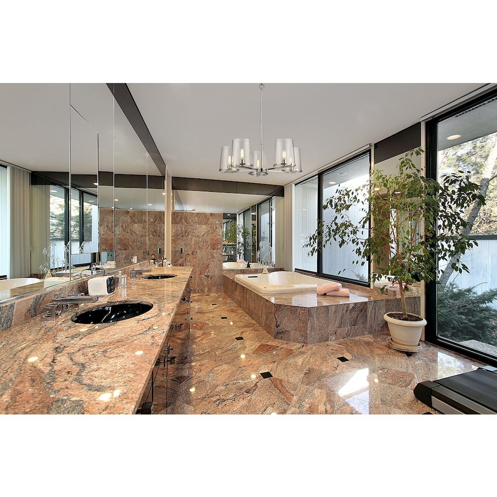 Z-Lite 5 Light Chandelier. Picture 6