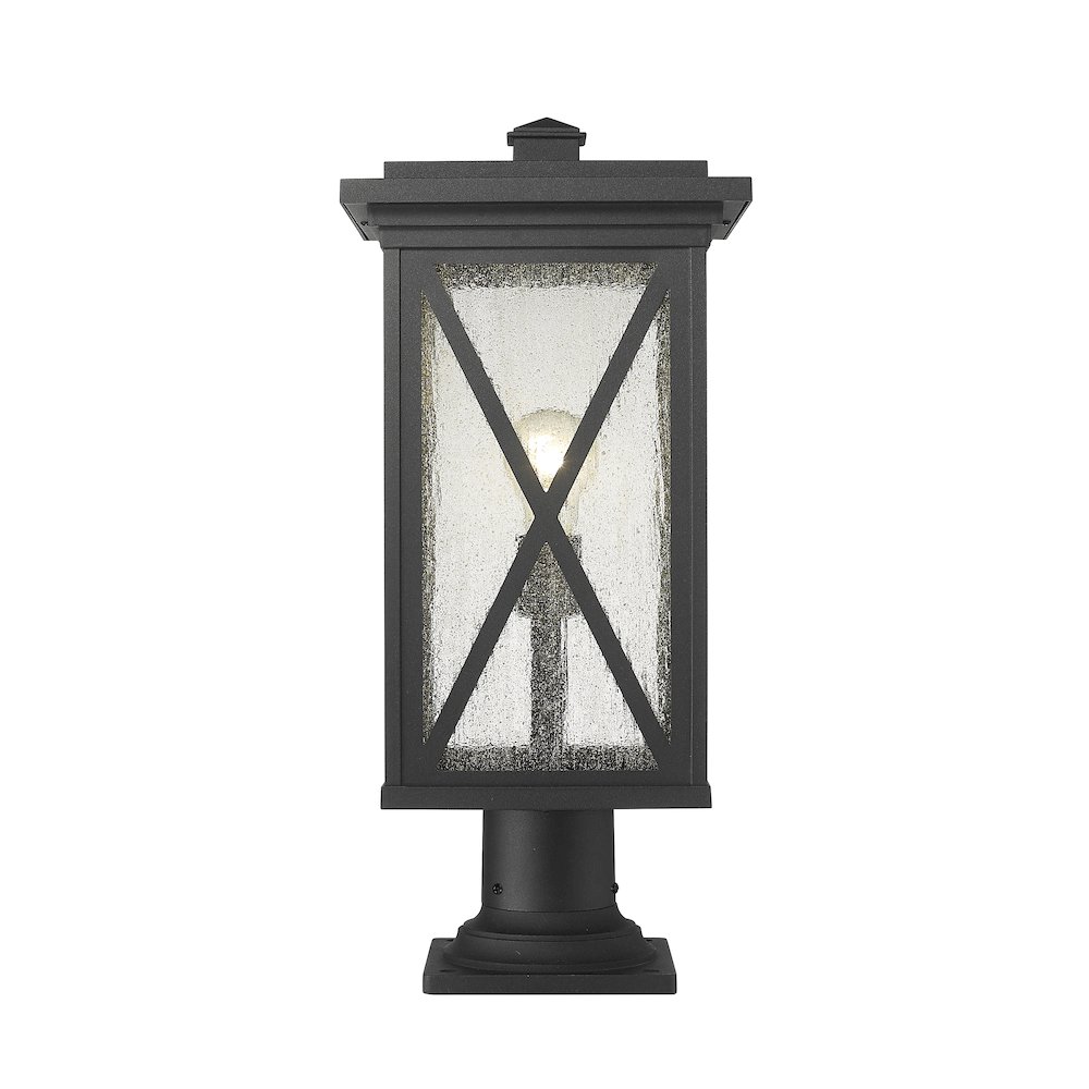 Z-Lite 1 Light Outdoor Pier Mounted Fixture. Picture 2