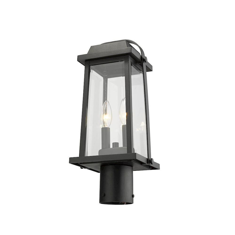 Z-Lite 2 Light Outdoor Post Mount Fixture. Picture 2