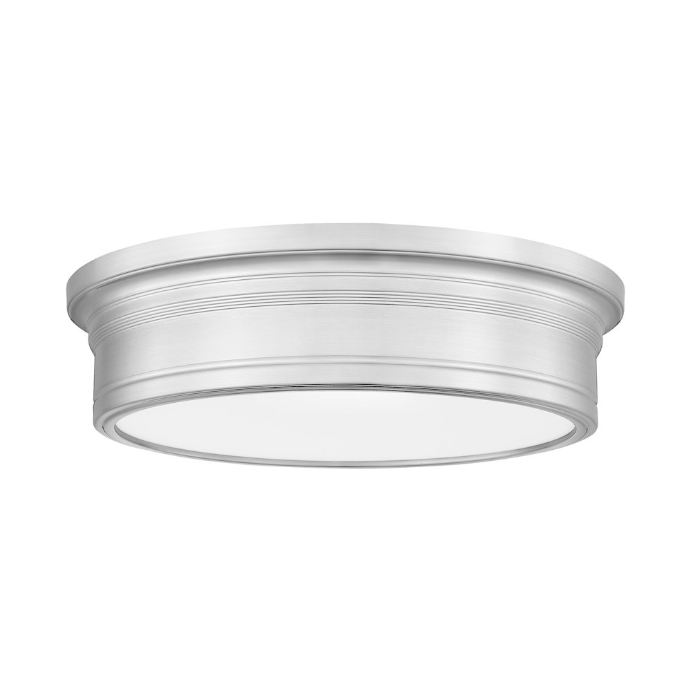 Z-Lite 1 Light Flush Mount, Brushed Nickel. Picture 7