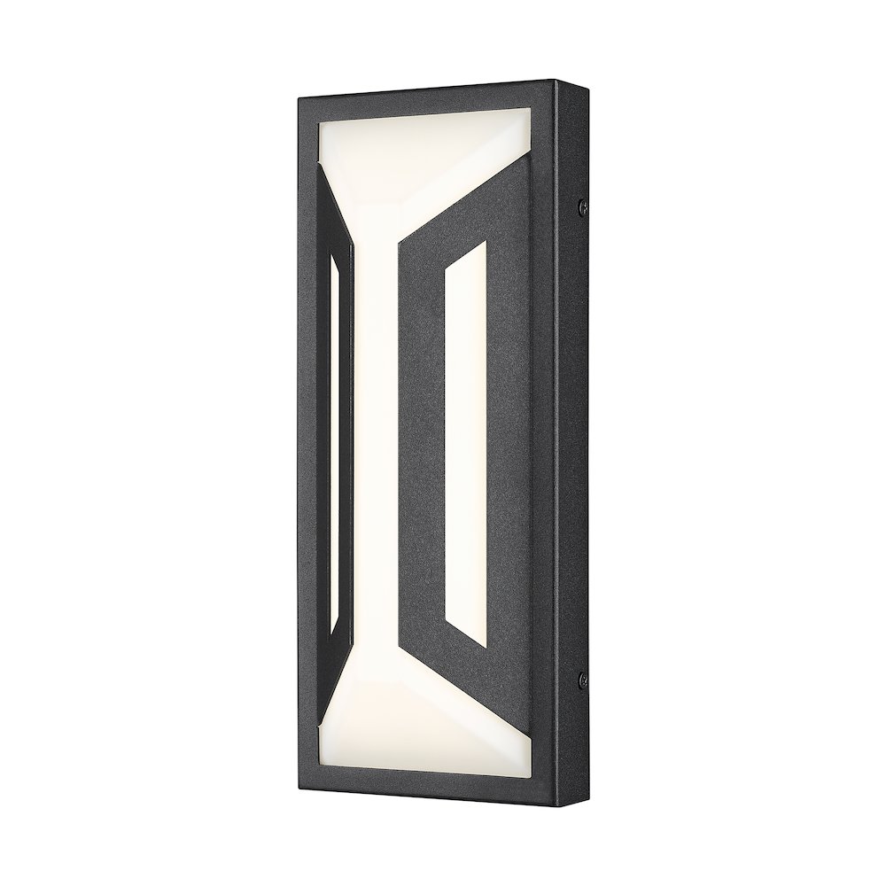 Z-Lite 2 Light Outdoor Wall Light, Sand Black. Picture 1