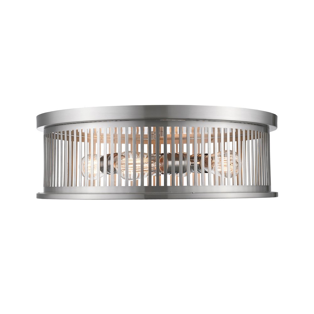 Z-Lite 4 Light Flush Mount. Picture 1