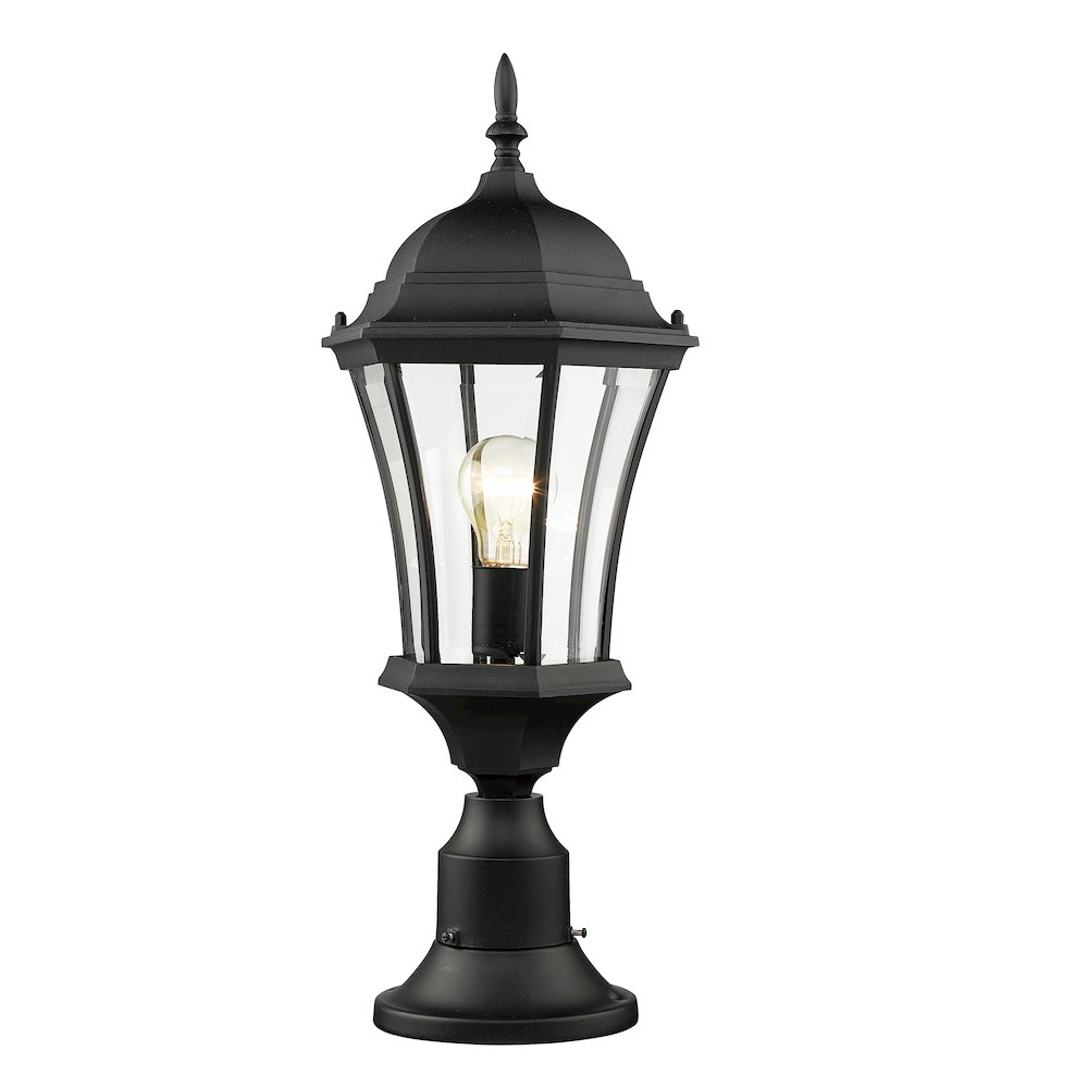 Z-Lite 1 Light Outdoor Pier Mounted Fixture. Picture 3
