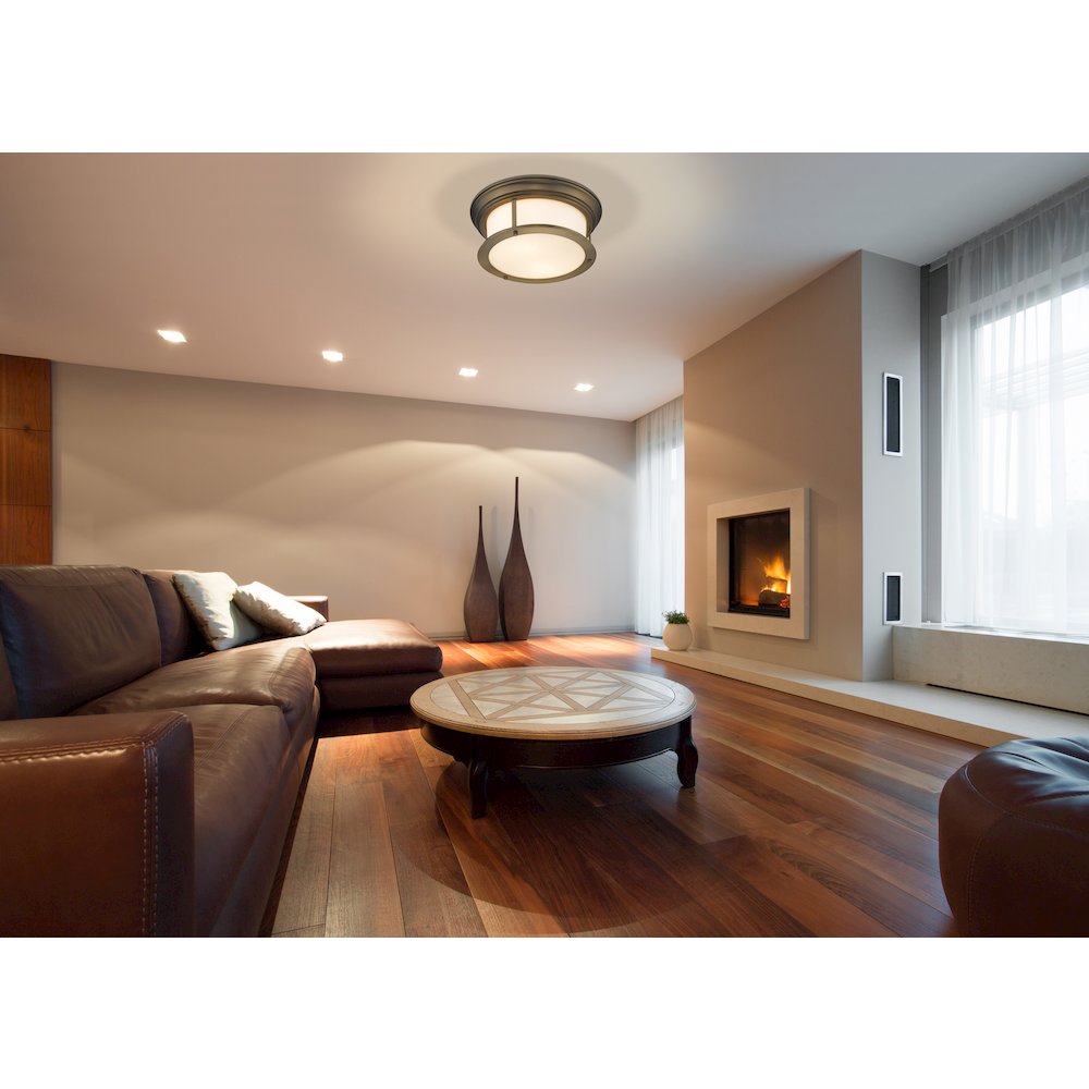 Z-Lite 2 Light Flush Mount. Picture 6
