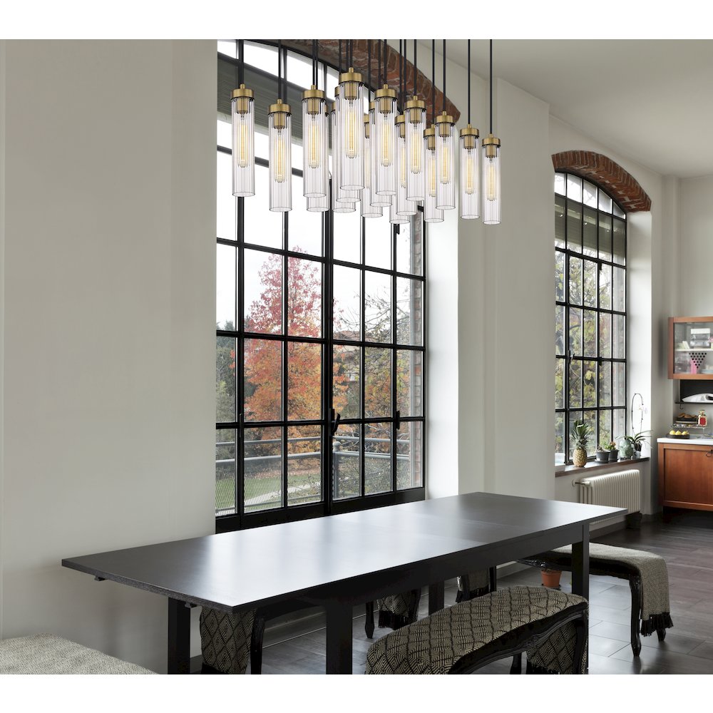 Z-Lite 17 Light Linear Chandelier. Picture 6