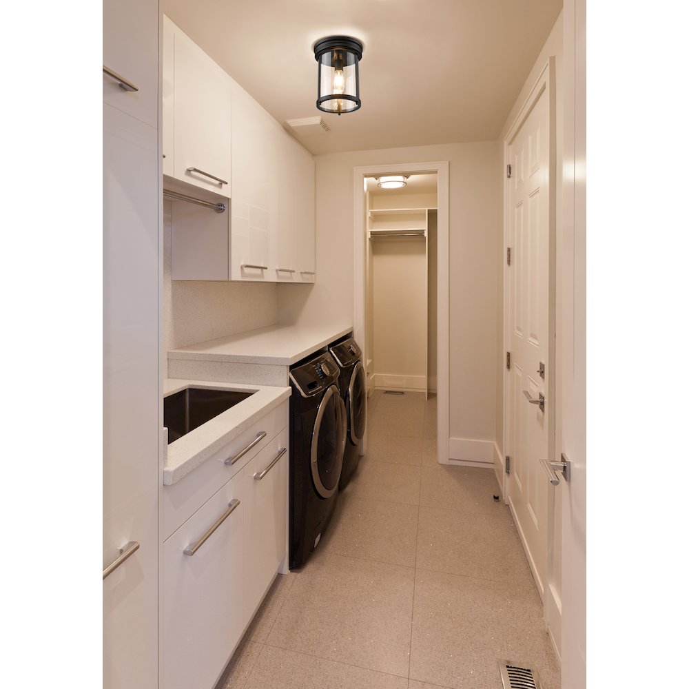 Z-Lite 1 Light Flush Mount. Picture 7