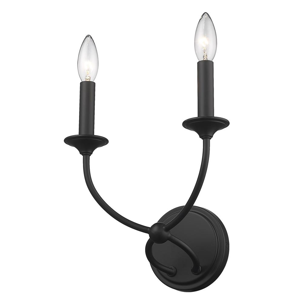 2 Light Wall Sconce. Picture 2