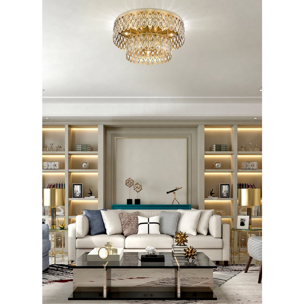 Z-Lite 12 Light Flush Mount. Picture 6