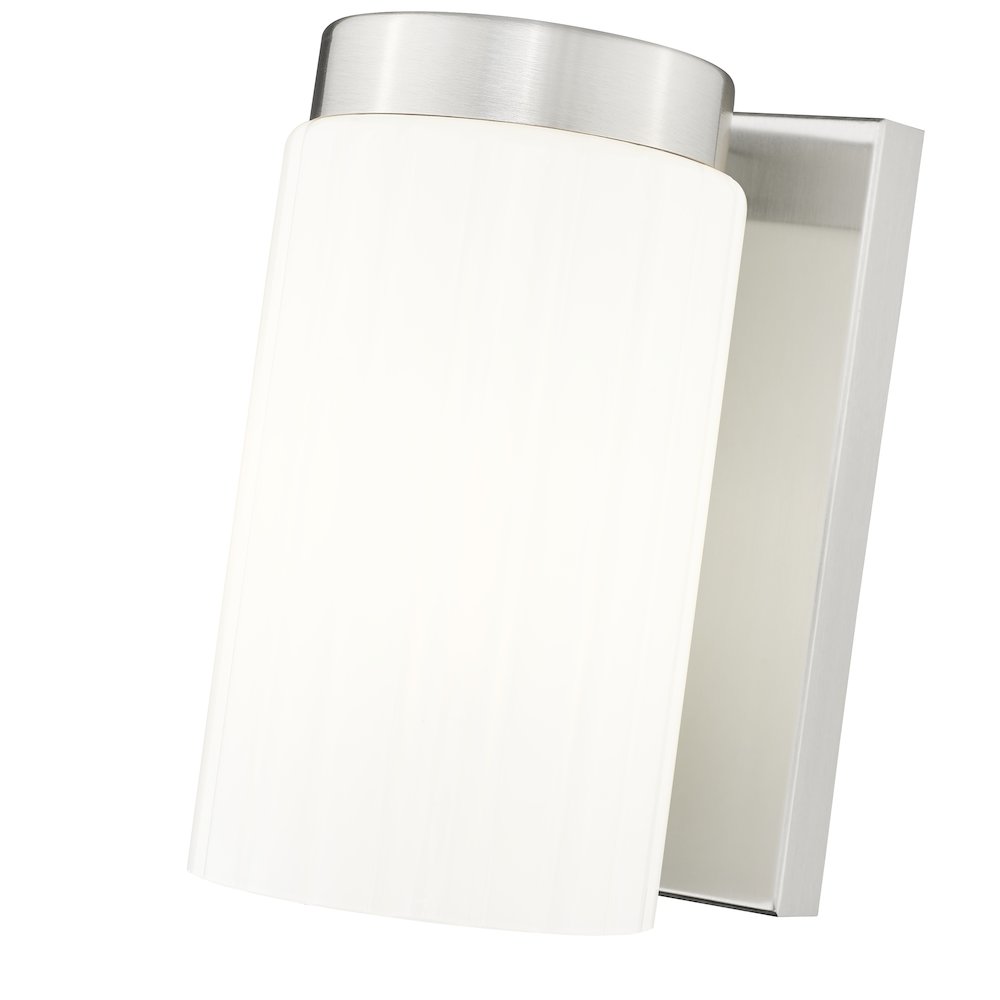Z-Lite Burk 1 Light Wall Sconce, Brushed Nickel. Picture 4