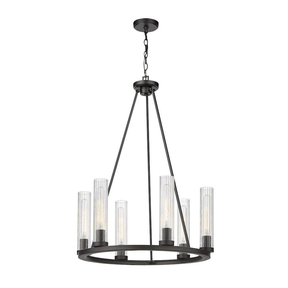 Z-Lite 6 Light Chandelier. Picture 1