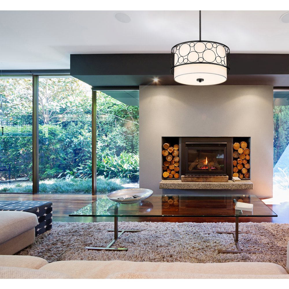 Z-Lite 3 Light Pendant. Picture 6