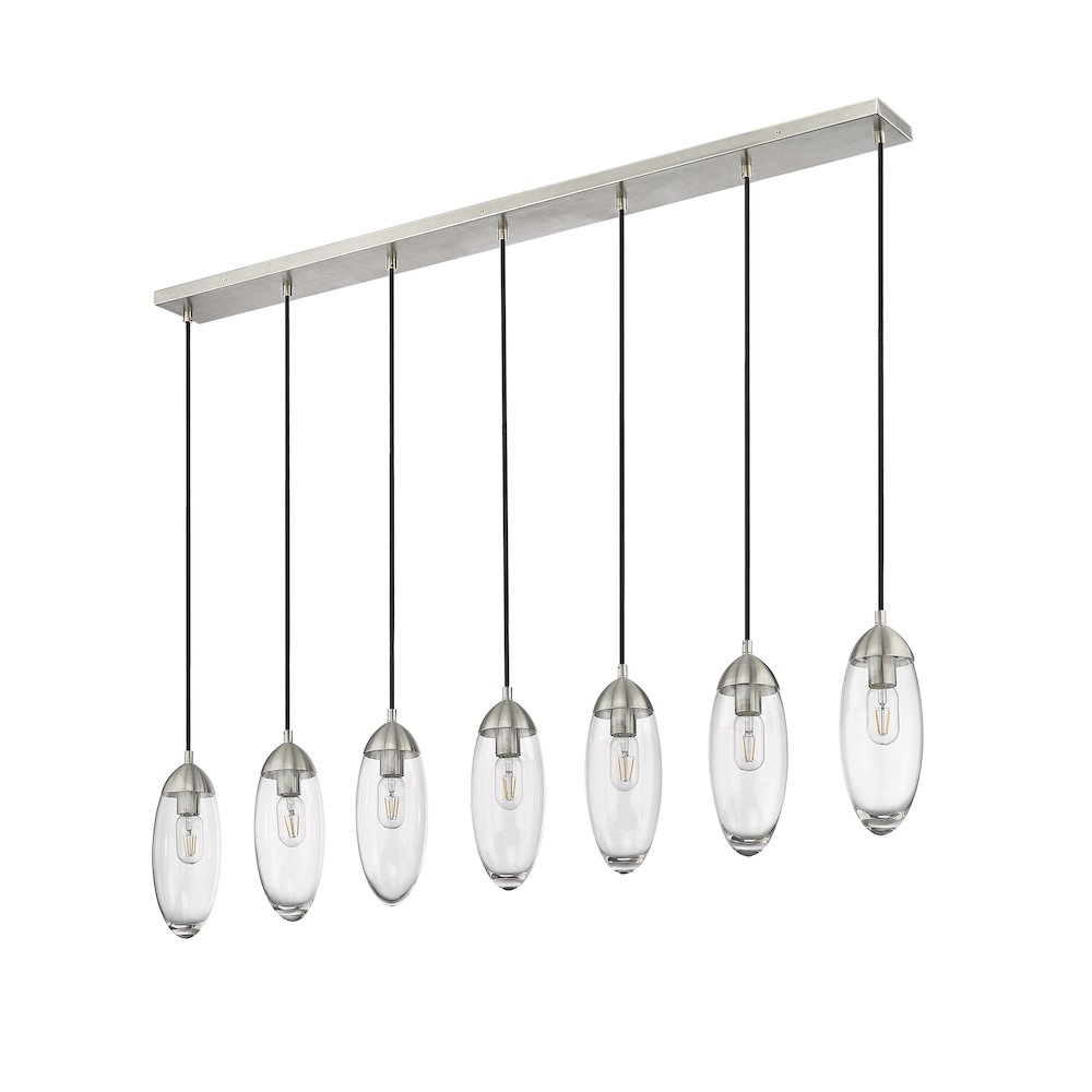Z-Lite 7 Light Linear Chandelier. Picture 5