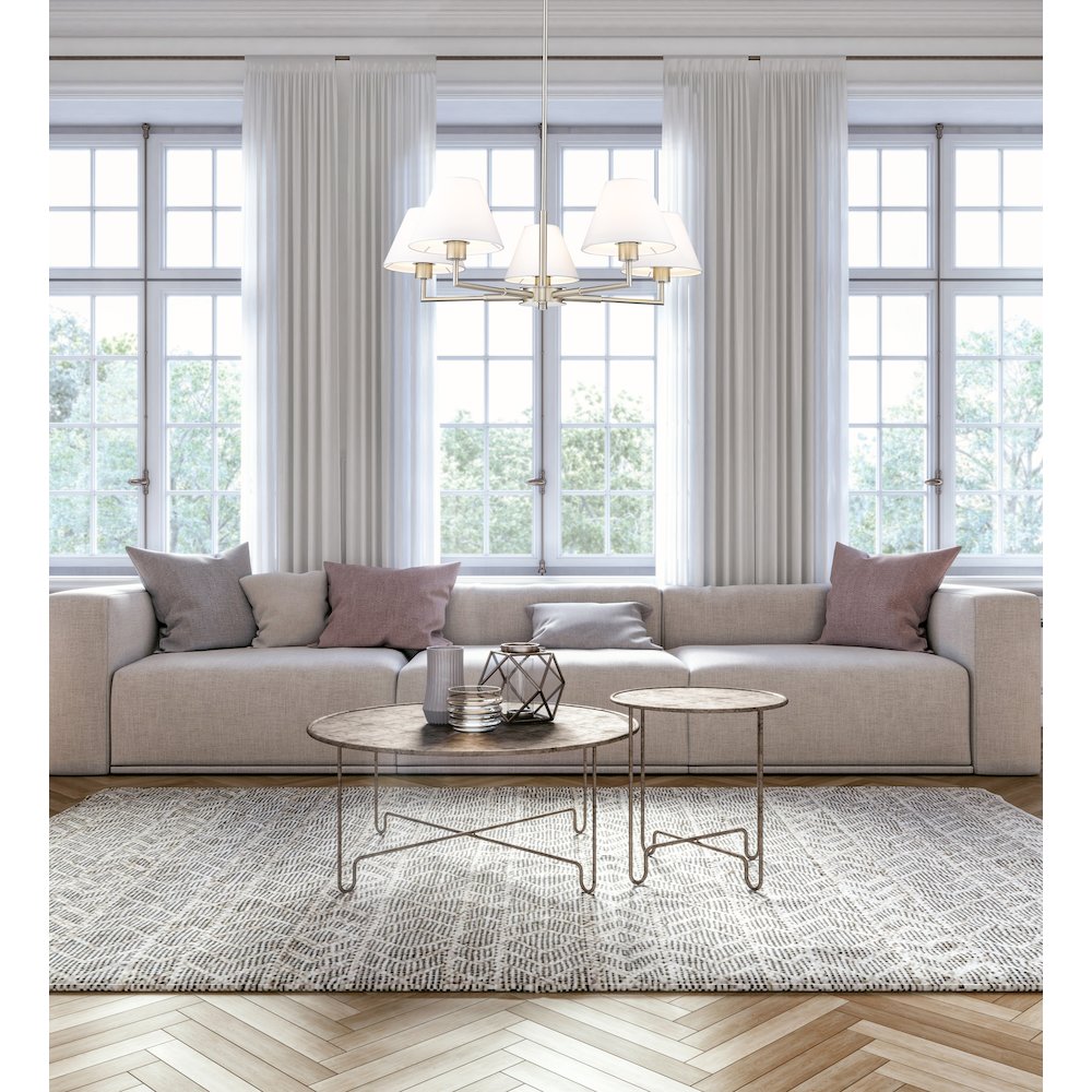 Z-Lite 5 Light Chandelier. Picture 7