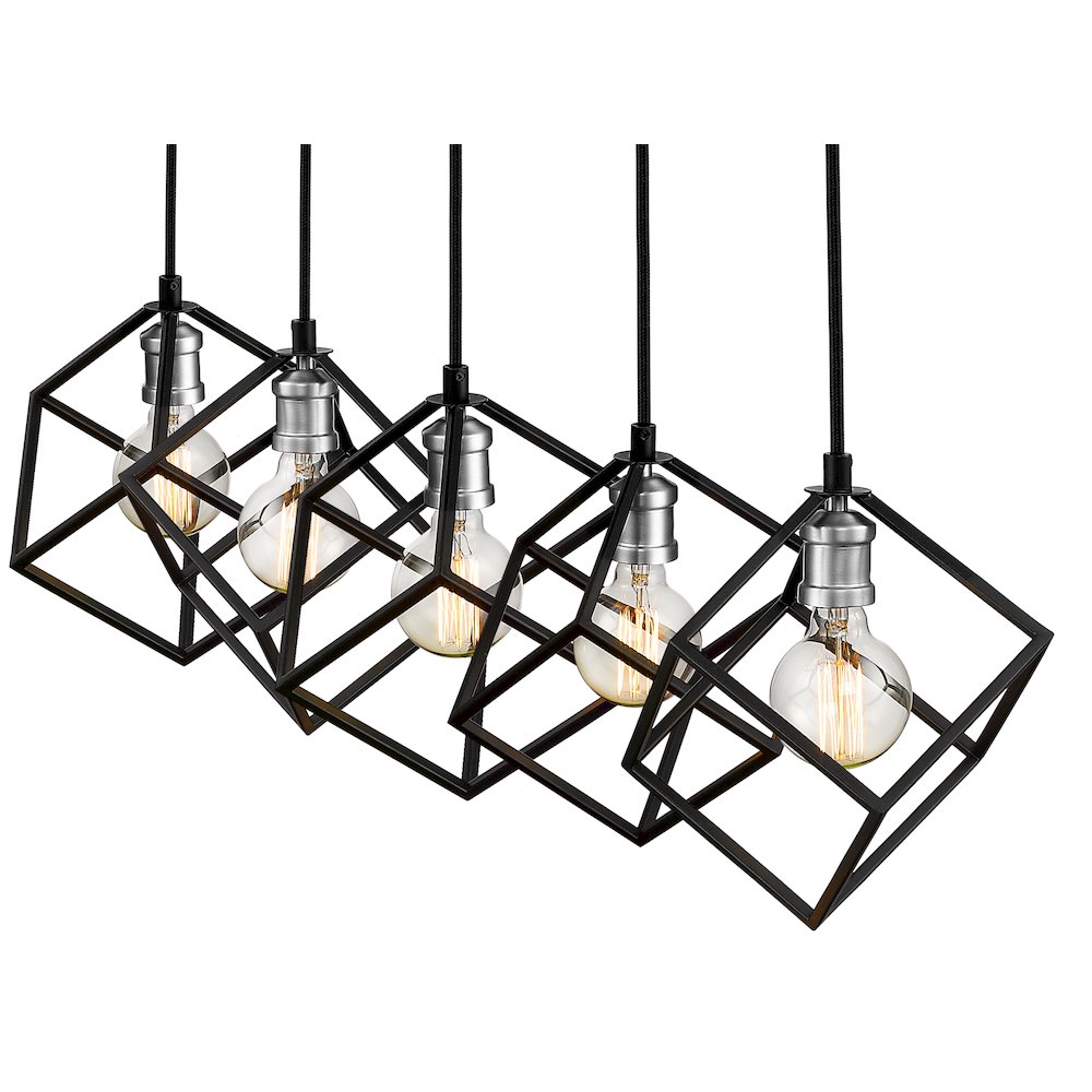 Z-Lite 5 Light Linear Chandelier. Picture 4