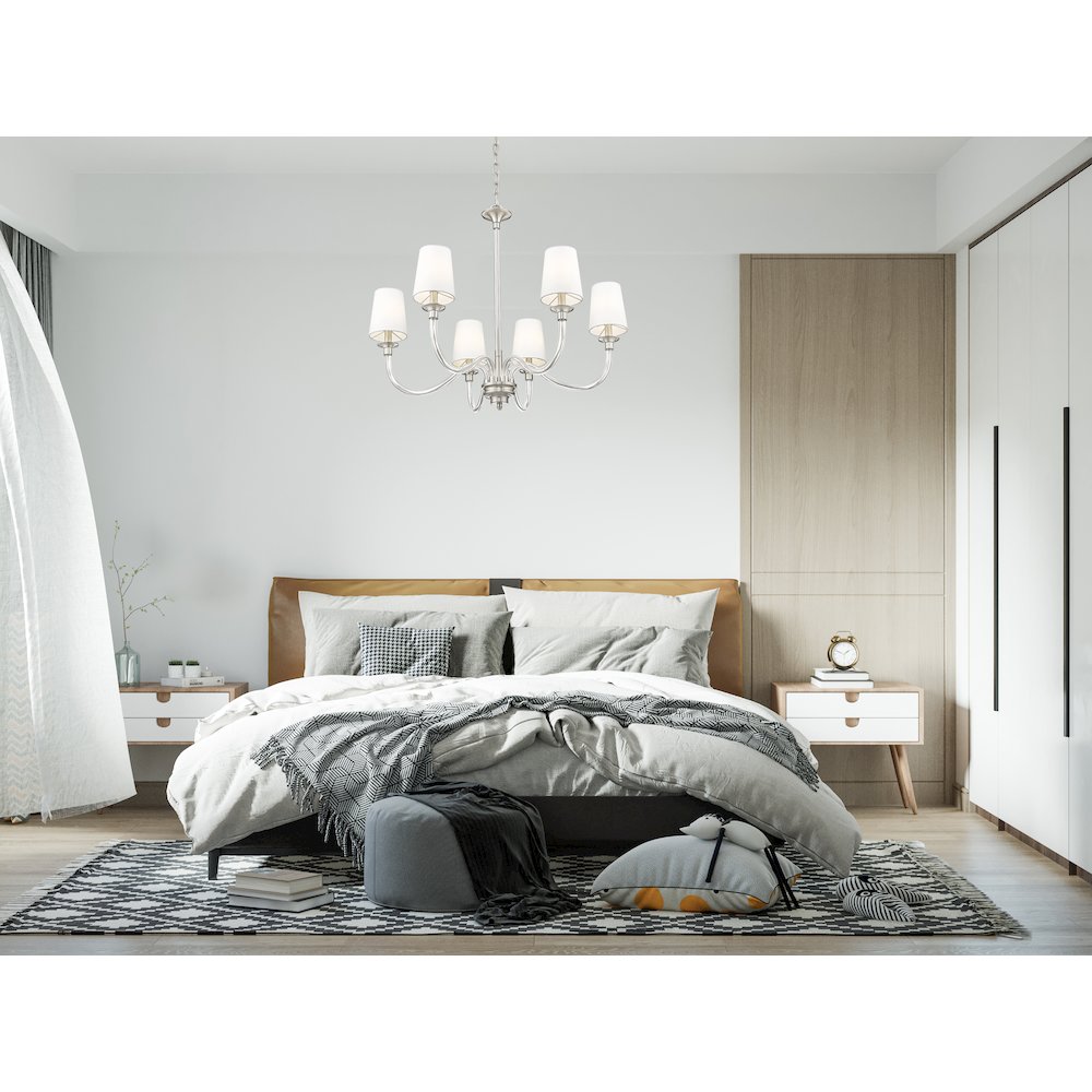 Z-Lite 6 Light Chandelier. Picture 6