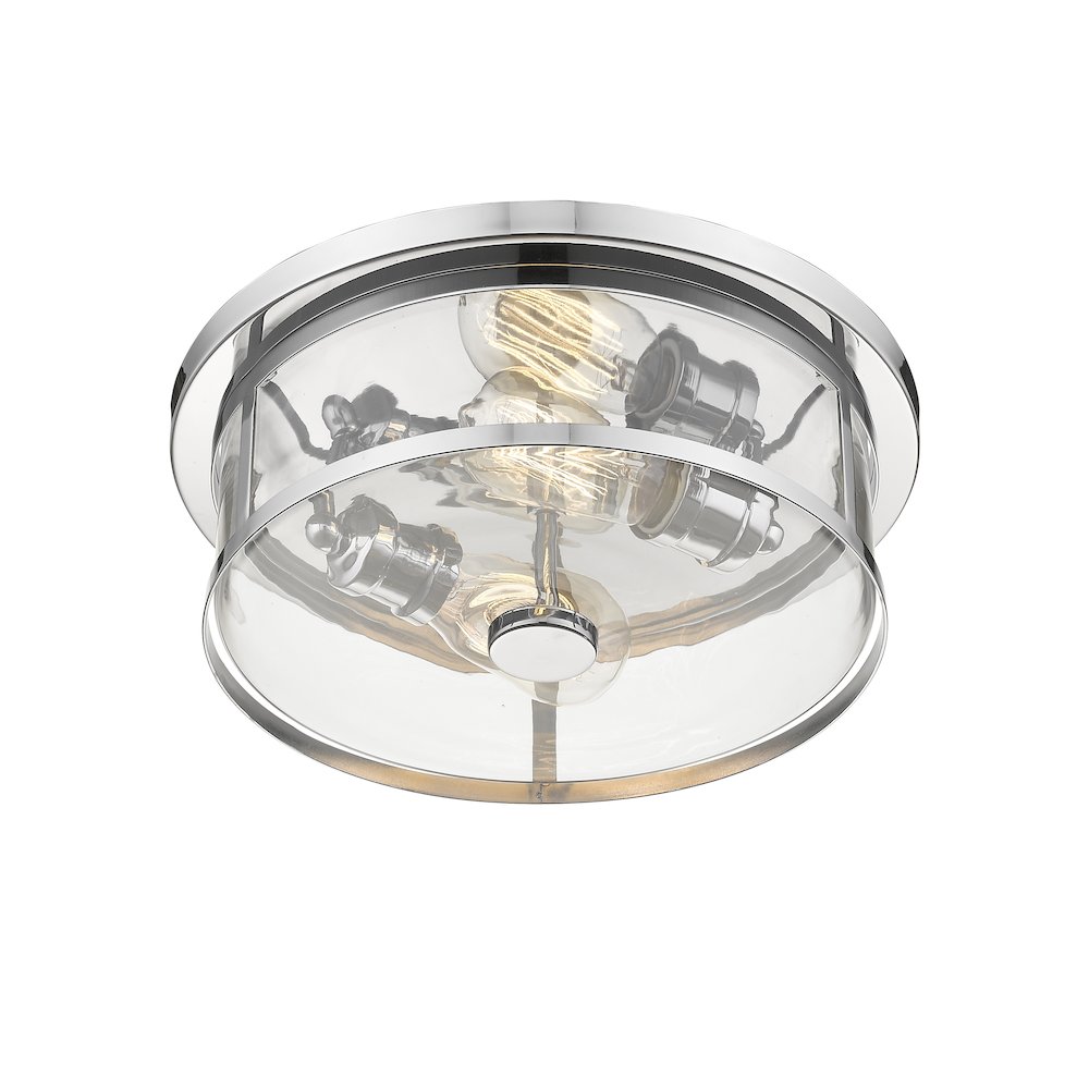 Z-Lite 2 Light Flush Mount. Picture 3