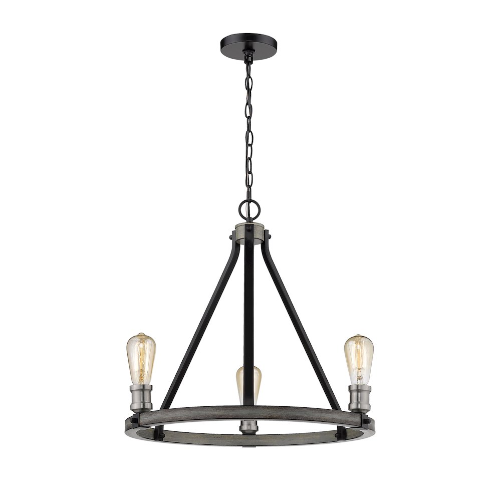 Z-Lite 3 Light Chandelier. Picture 1
