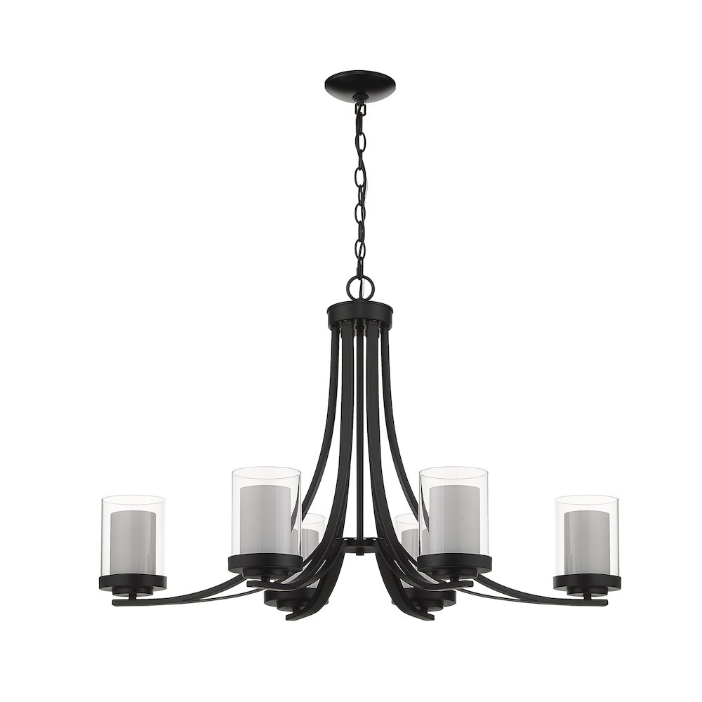 Z-Lite 6 Light Chandelier. Picture 5