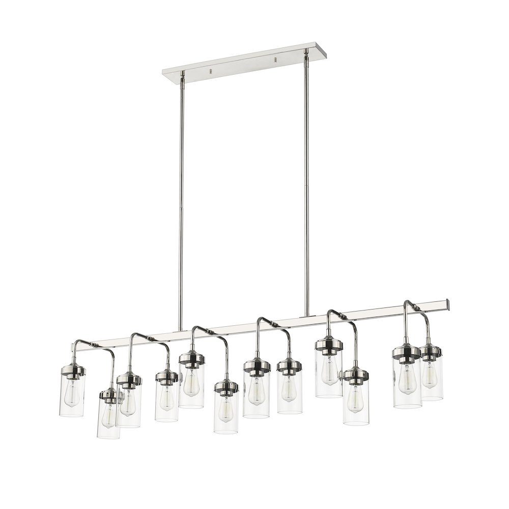 Z-Lite 12 Light Linear Chandelier. Picture 5