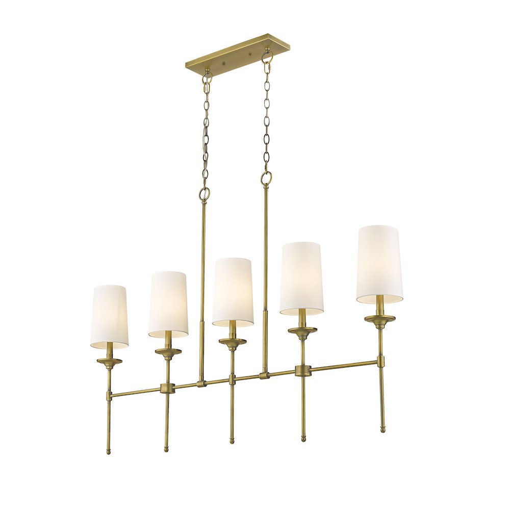 Z-Lite 5 Light Linear Chandelier. Picture 3