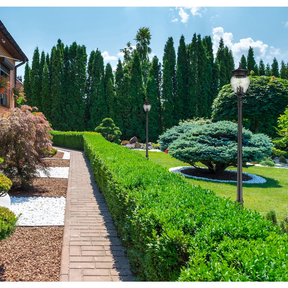 Z-Lite 4 Light Outdoor Post Mounted Fixture. Picture 6