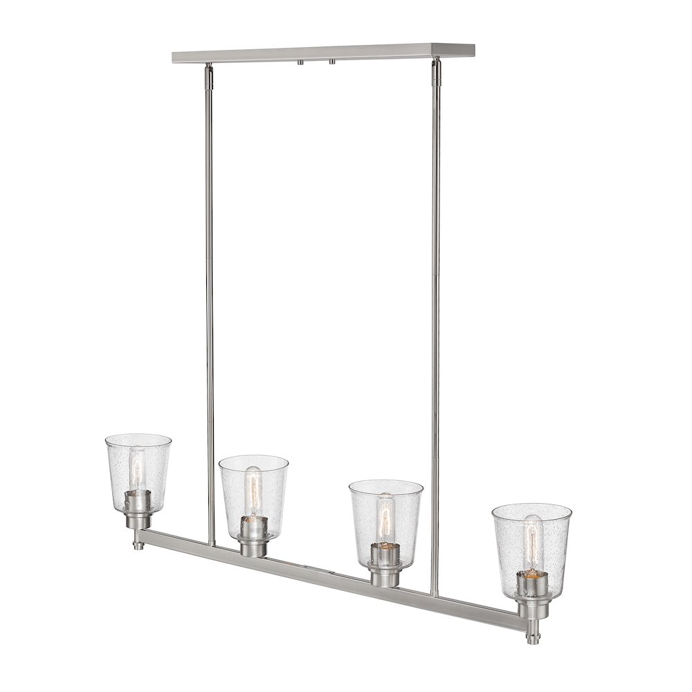 Z-Lite 4 Light Linear Chandelier. Picture 4