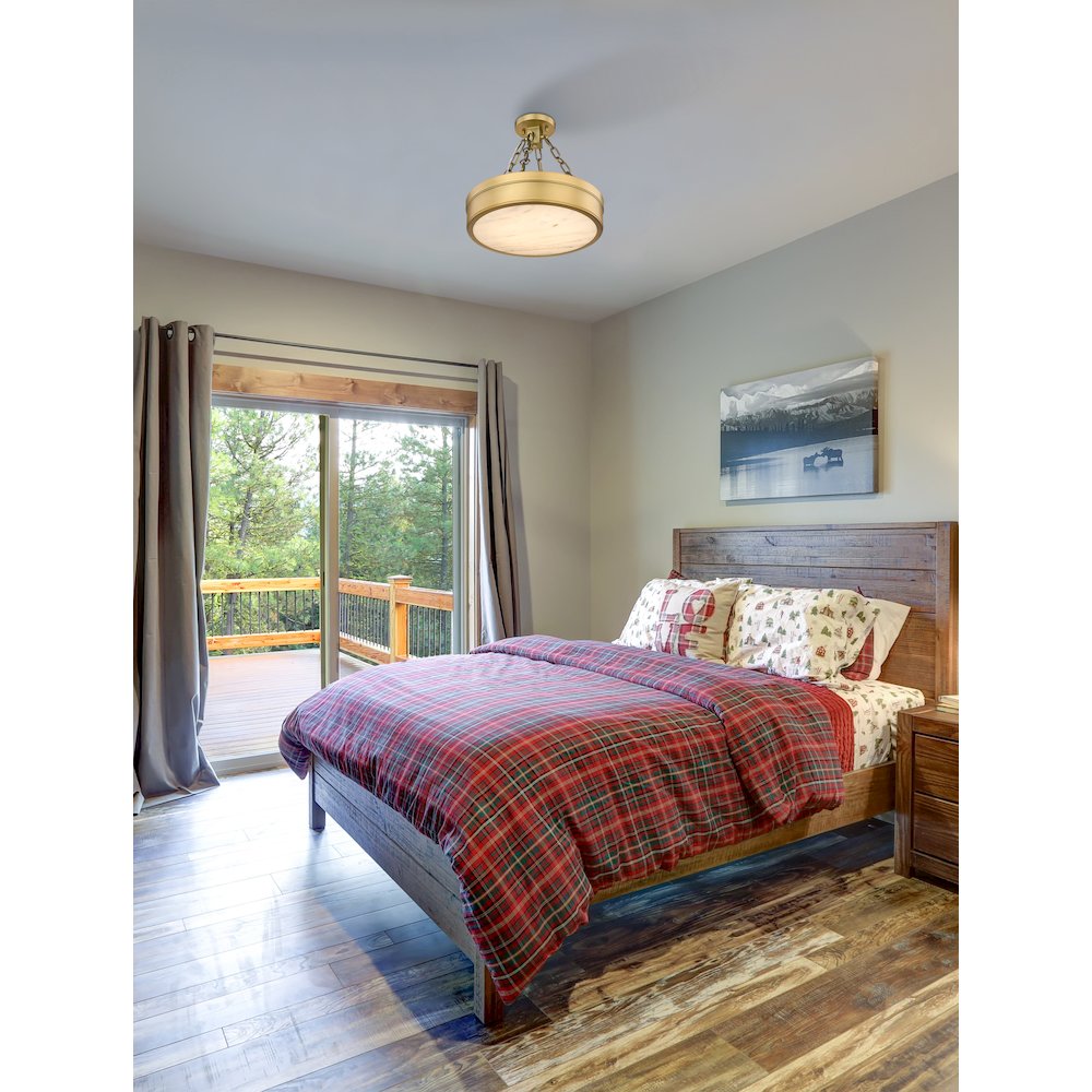 Z-Lite 1 Light Semi Flush Mount. Picture 7