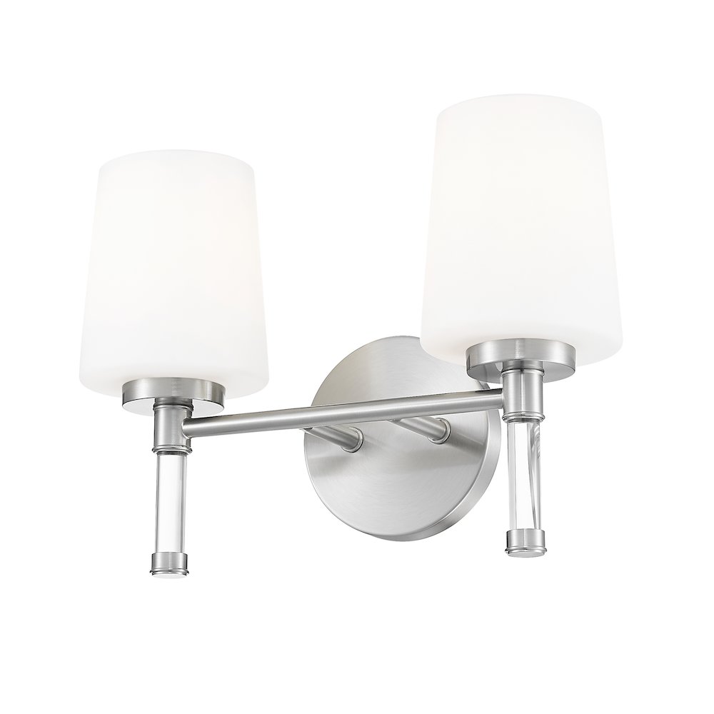 Z-Lite 2 Light Vanity, Brushed Nickel. Picture 3