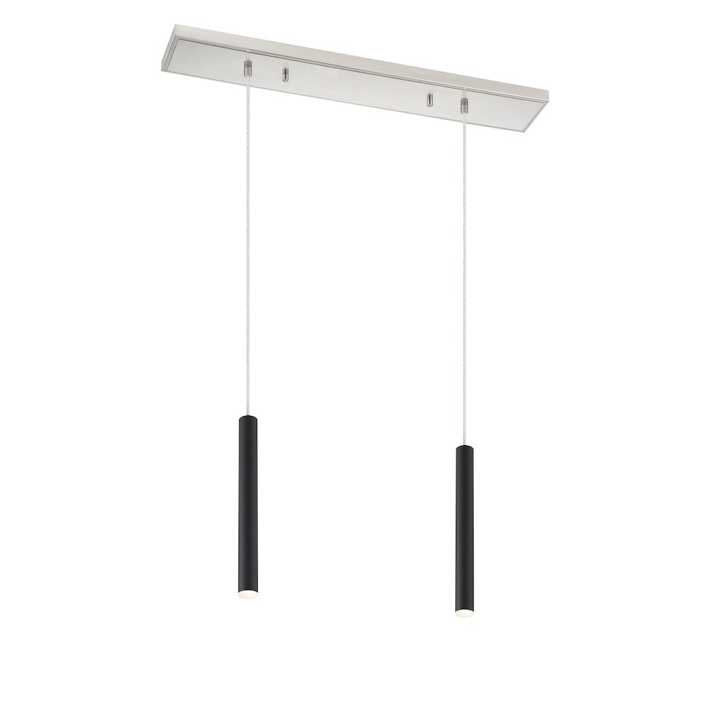 Z-Lite 2 Light Linear Chandelier. Picture 1