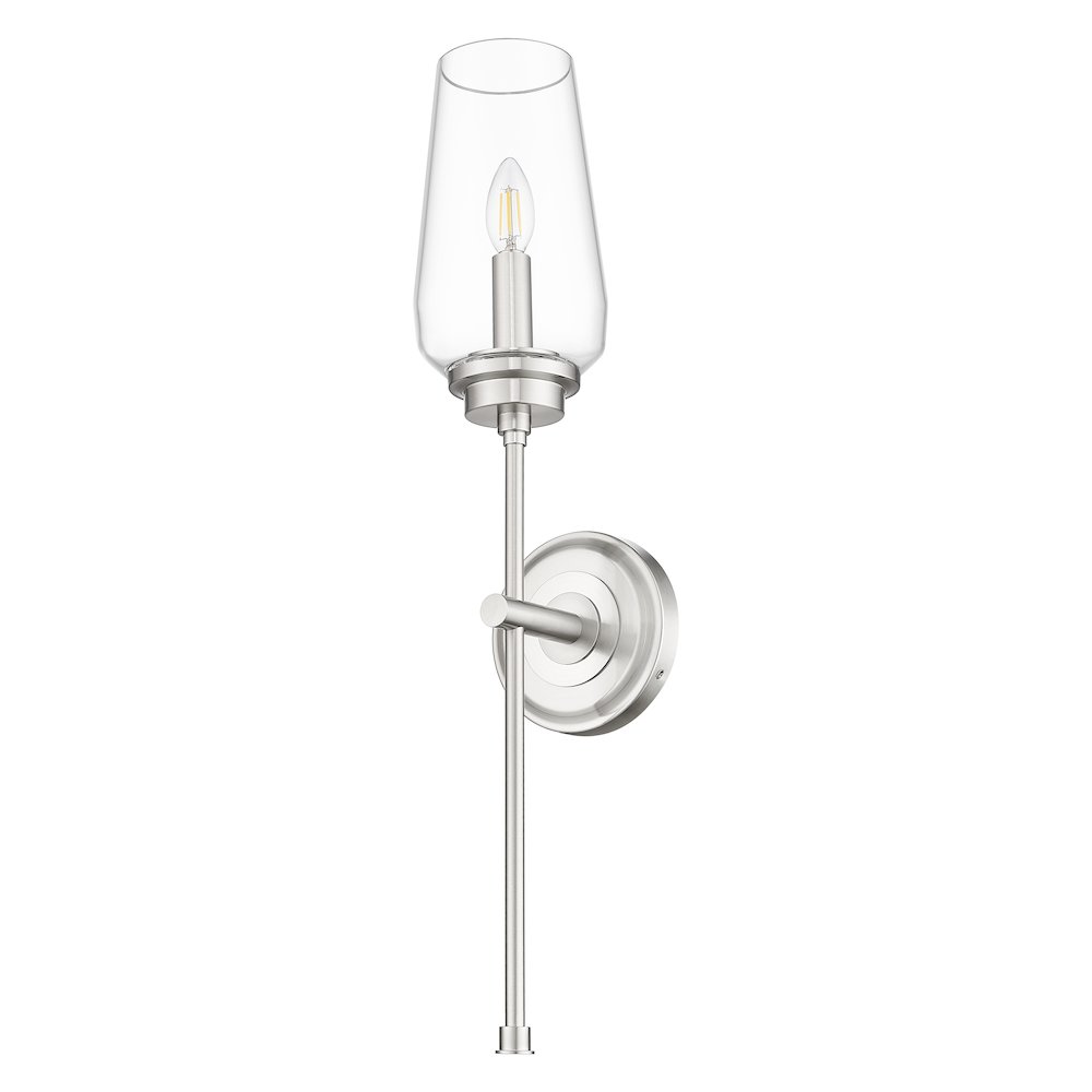 Z-Lite 1 Light Wall Sconce, Brushed Nickel. Picture 7