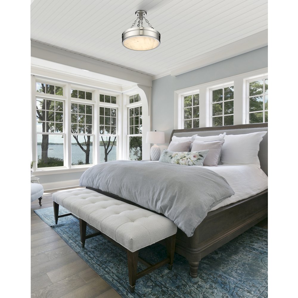 Z-Lite 1 Light Semi Flush Mount. Picture 6