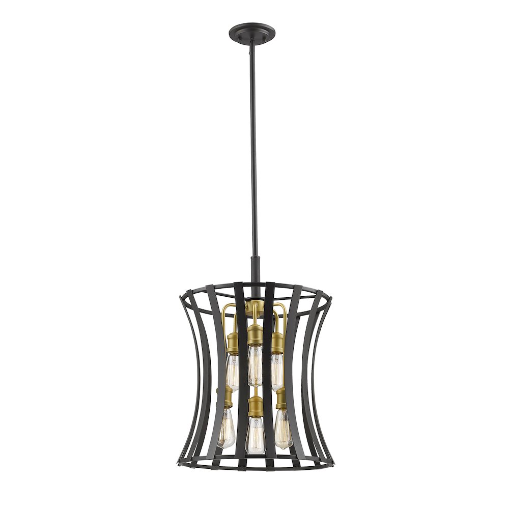 Z-Lite 6 Light Pendant. Picture 1