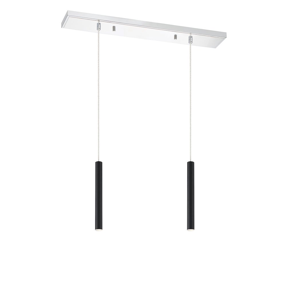Z-Lite 2 Light Linear Chandelier. Picture 2