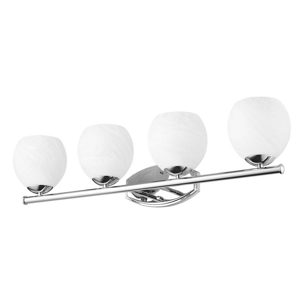 Z-Lite 4 Light Vanity, Chrome. Picture 7