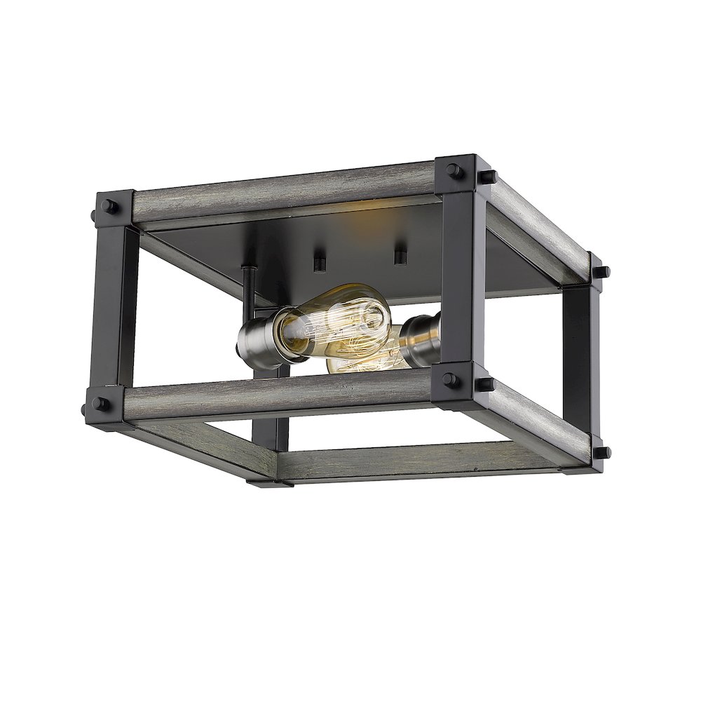 Z-Lite 2 Light Flush Mount. Picture 1