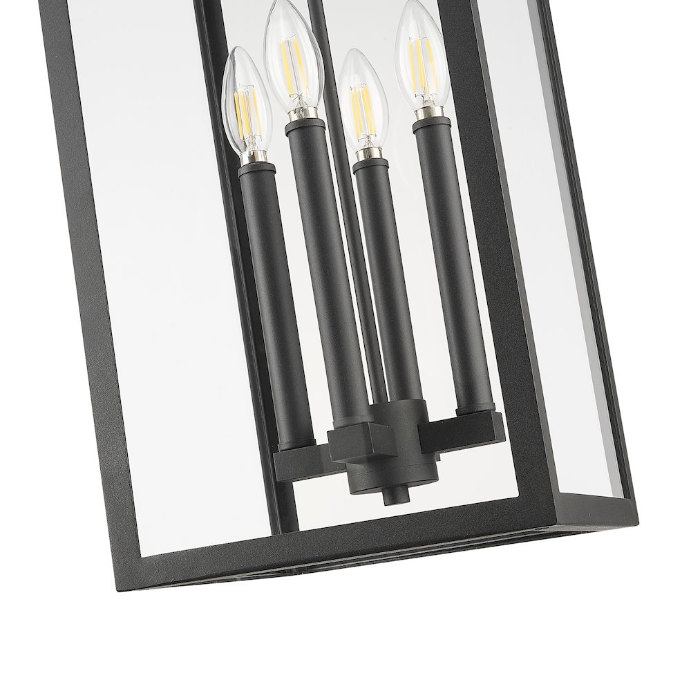Z-Lite 4 Light Outdoor Chain Mount Ceiling Fixture. Picture 4