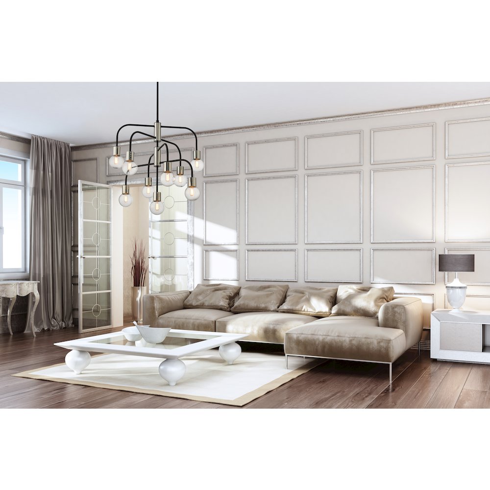Z-Lite 9 Light Chandelier. Picture 7